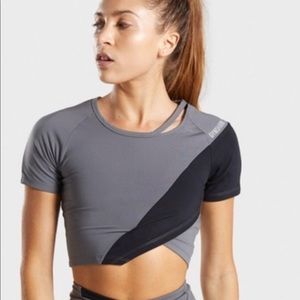 Gymshark asymmetrical XS top